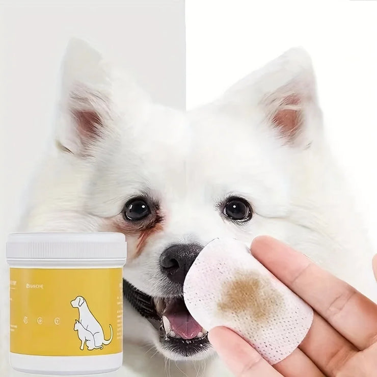 200pcs Gentle Pet Eye Wipes - Tear Stain Remover