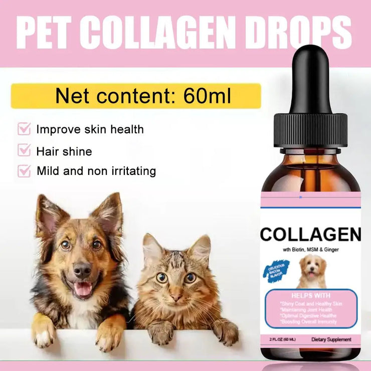 Pet Collagen Drops For Dogs And Cats
