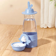 Leakproof Pet Water Dispenser 600ml Anti-Splash Rabbit Drinking Bowl