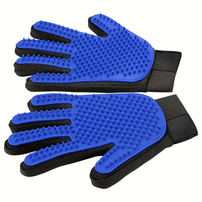 1pair Pet Grooming Glove - Gentle Hair Remover Brush