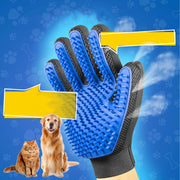 1pair Pet Grooming Glove - Gentle Hair Remover Brush