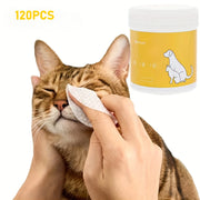 200pcs Gentle Pet Eye Wipes - Tear Stain Remover