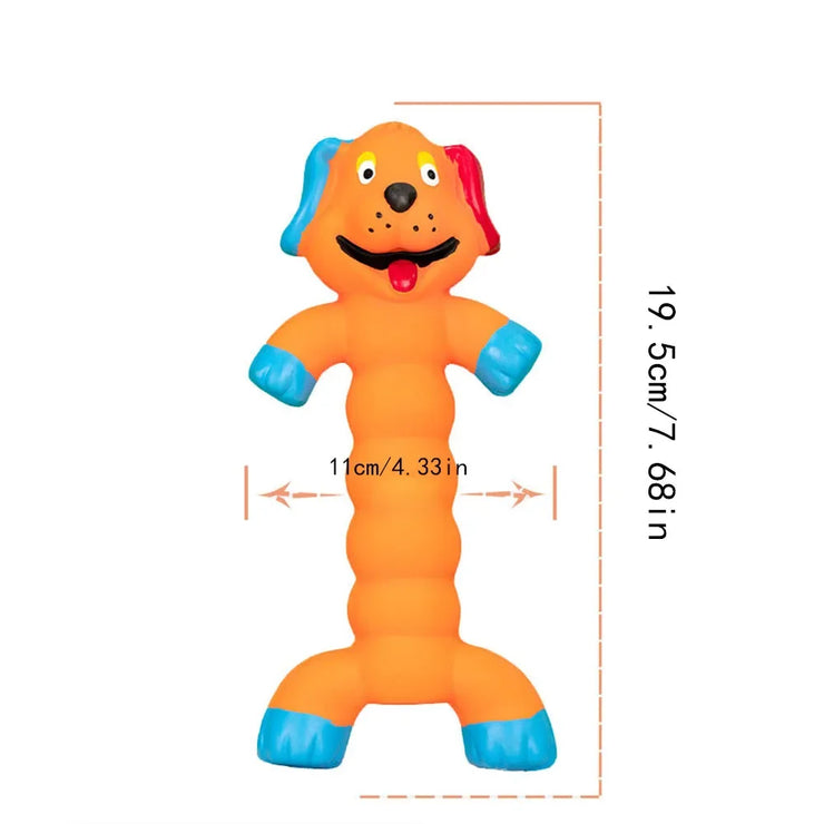 Squeaky Dog Toy - Chew Resistant for Teething & Dental Cleaning,