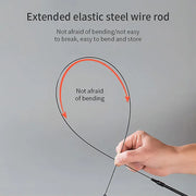Interactive Cat Toy Feather Wand with Bell,