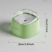 Non-Wetting Mouth Pet Floating Bowl Spill Proof Anti-Tip Pet Water Bowl