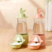 Leakproof Pet Water Dispenser 600ml Anti-Splash Rabbit Drinking Bowl