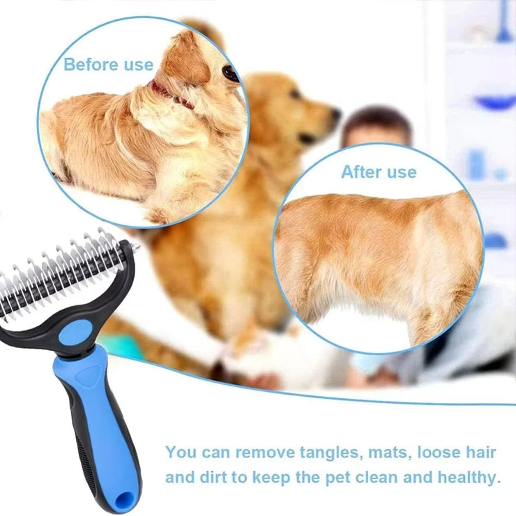 Pet Grooming Brush Comb,Dual-Sided