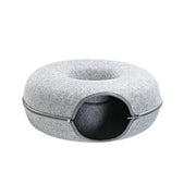 Donut Cat Bed Pet Cat Tunnel Interactive Game