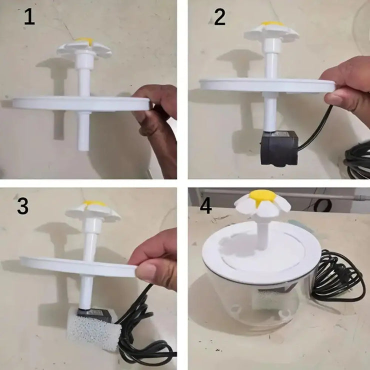 Pets Water Fountain Auto Filter USB Electric