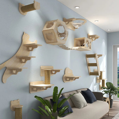 1PC Cat Tree Wall Mounted Cat Shelves