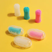 Dog Super Soft  pet Finger Toothbrush Teeth Cleaning