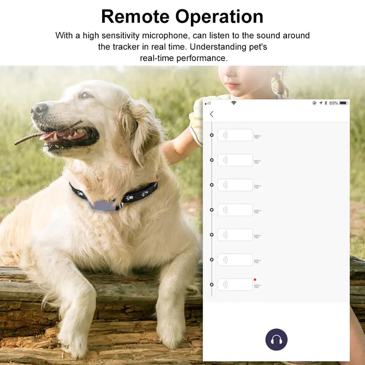 Smart GPS Tracker GSM Pet Position Collar