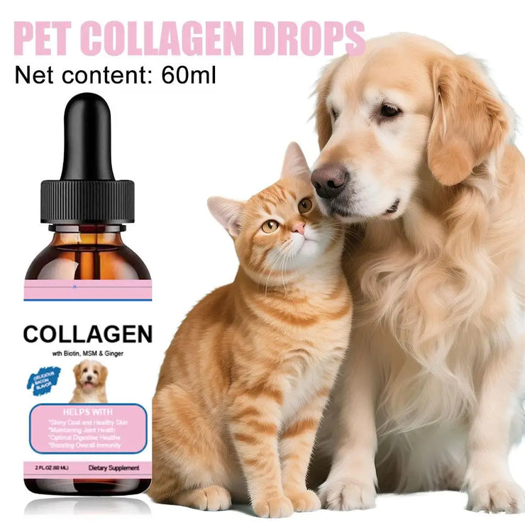 Pet Collagen Drops For Dogs And Cats
