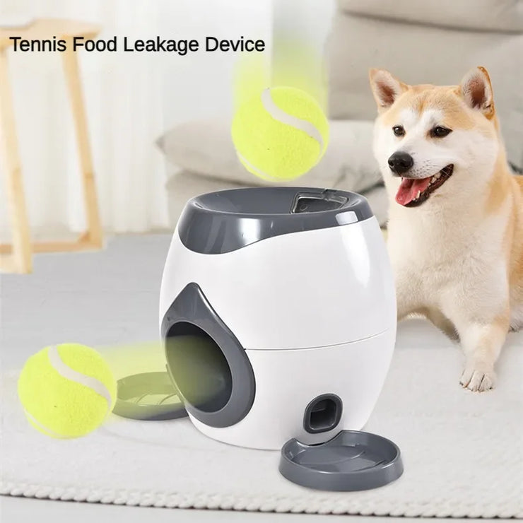 2 in 1 Dog Pet Interactive Toy Tennis Ball