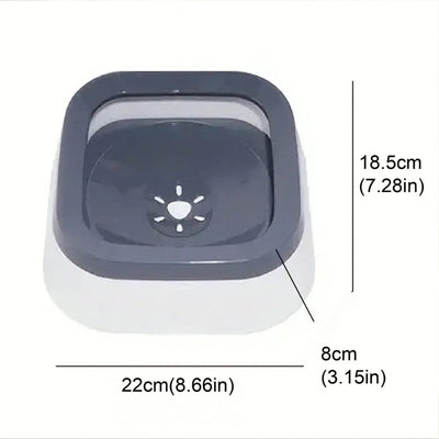 Anti-splash Water Bowl For Dogs 1L Large Capacity Drinker