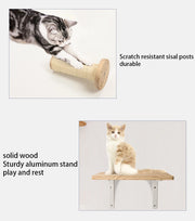 1PC Cat Tree Wall Mounted Cat Shelves