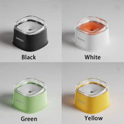 Non-Wetting Mouth Pet Floating Bowl Spill Proof Anti-Tip Pet Water Bowl
