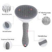Pet Cat Hair Brush Dog Comb Grooming And Care Cat Brush