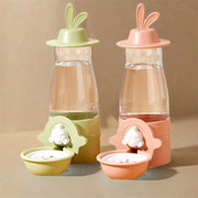 Leakproof Pet Water Dispenser 600ml Anti-Splash Rabbit Drinking Bowl