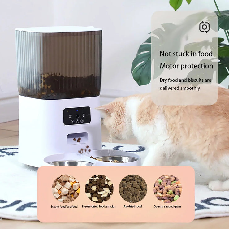 5L Pet Feeder with Camera Automatic Cat Feeder