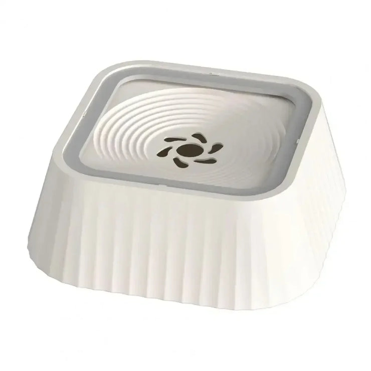 Pet Water Fountain with Floating Plates No Spill Dog Water Bowl