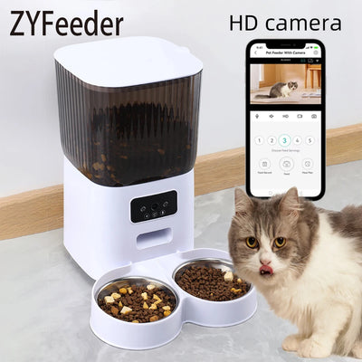 5L Pet Feeder with Camera Automatic Cat Feeder