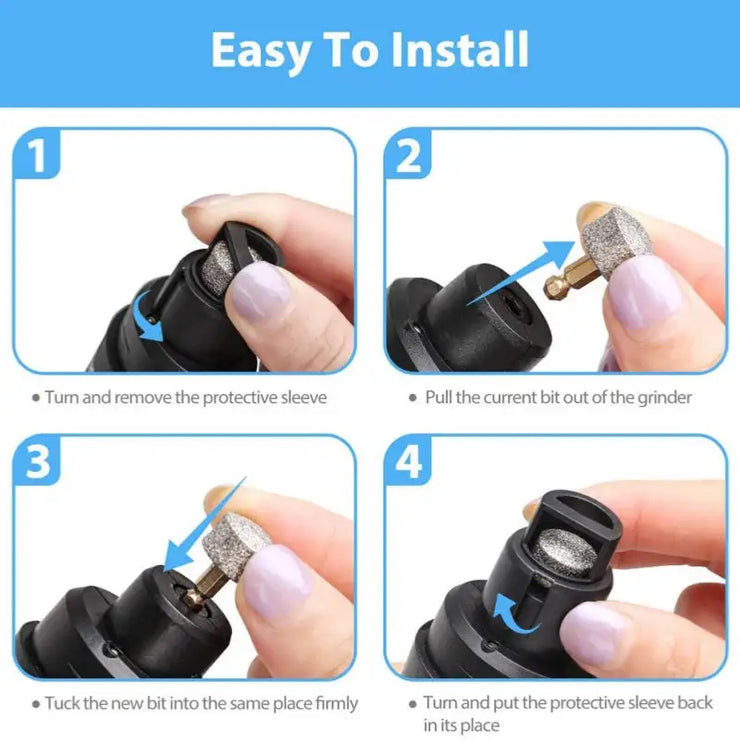 Pet Nail Grinder USB Rechargeable Dog Electric Nail Clipper