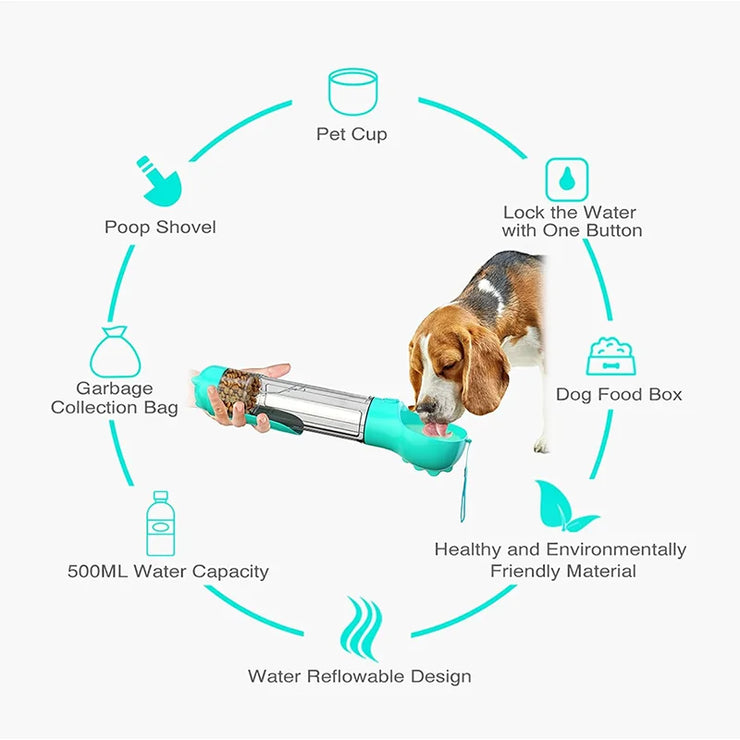300ml/500ml dog outdoor walking