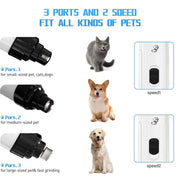 Pet Nail Grinder USB Rechargeable Dog Electric Nail Clipper