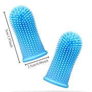 Dog Super Soft  pet Finger Toothbrush Teeth Cleaning