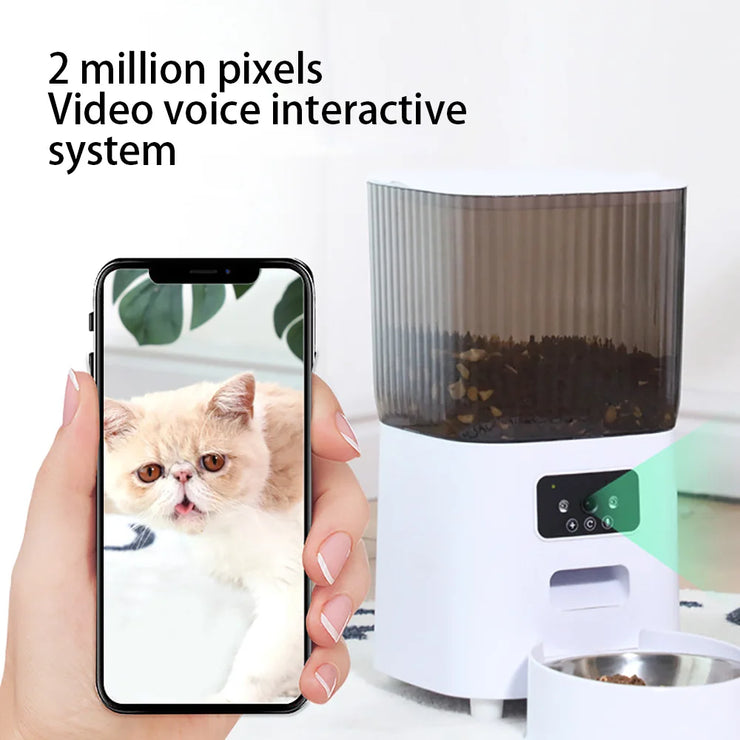 5L Pet Feeder with Camera Automatic Cat Feeder