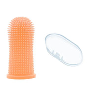 Dog Super Soft  pet Finger Toothbrush Teeth Cleaning