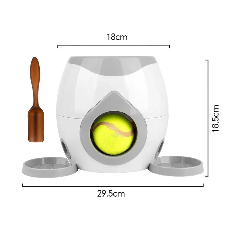 2 in 1 Dog Pet Interactive Toy Tennis Ball