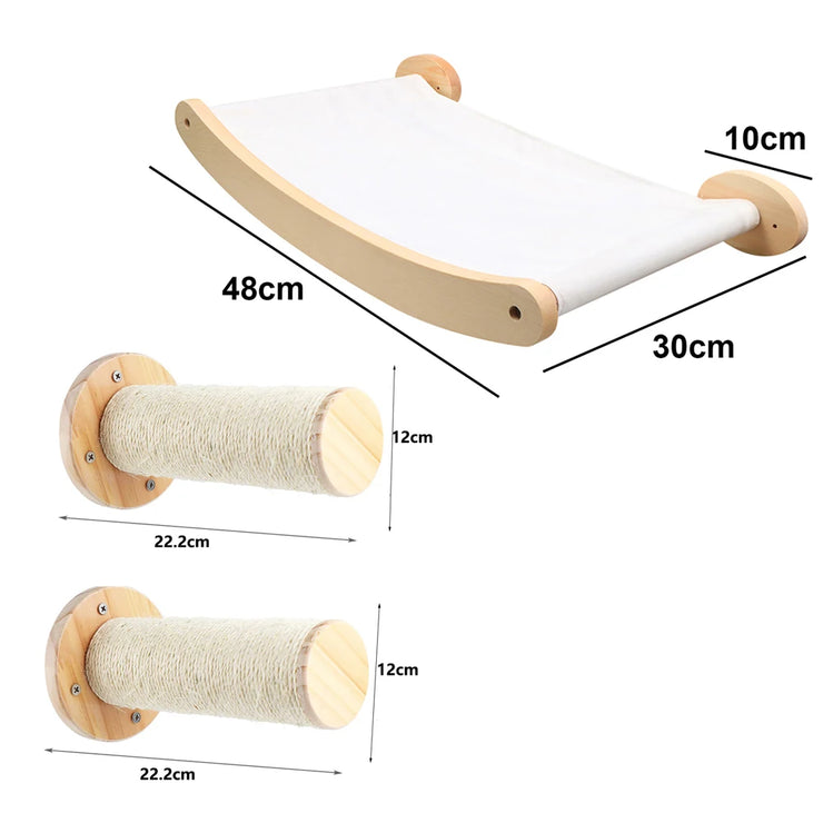 1PC Cat Tree Wall Mounted Cat Shelves